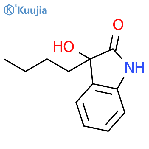 2H-Indol-2-one, 3-butyl-1,3-dihydro-3-hydroxy-, (±)- structure
