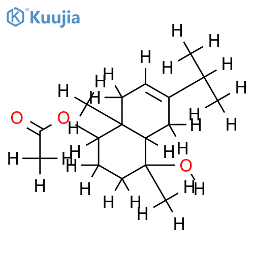 Oplodiolmonoacetat; alpha(r)-1c-Hydroxy-4c-acetoxy-1t,4ar-dimethyl-7-isopropyl-6,7-dehydro-trans-decalin structure