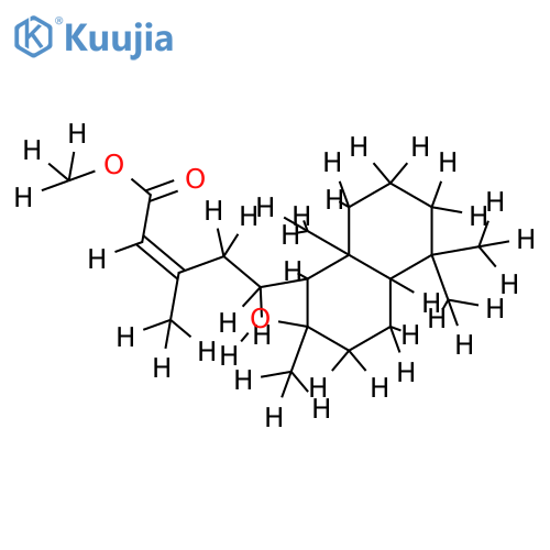 Enantio-labden-13-8beta-hydroxy-15-saeure-methylester structure