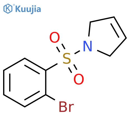 1H-Pyrrole, 1-[(2-bromophenyl)sulfonyl]-2,5-dihydro- structure