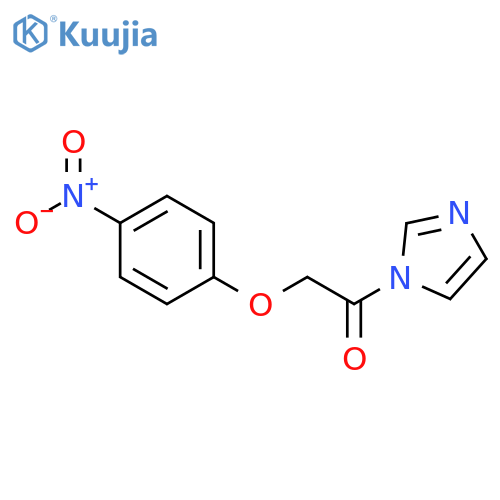 1H-Imidazole, 1-[(4-nitrophenoxy)acetyl]- structure