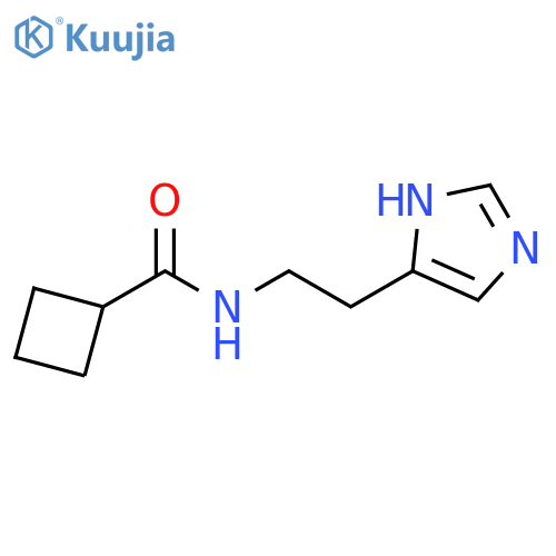 Cyclobutanecarboxamide, N-[2-(1H-imidazol-4-yl)ethyl]- structure