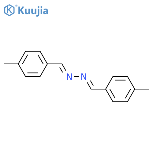 bis(4-methylbenzylidene)hydrazine structure