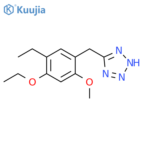 1H-Tetrazole, 5-[(4-ethoxy-5-ethyl-2-methoxyphenyl)methyl]- structure