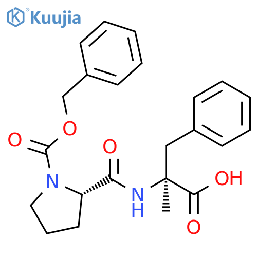 L-Phenylalanine, a-methyl-N-[1-[(phenylmethoxy)carbonyl]-L-prolyl]- structure