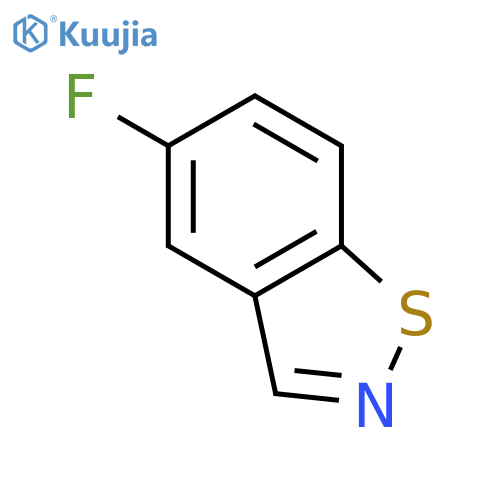1,2-Benzisothiazole,5-fluoro-(9CI) structure