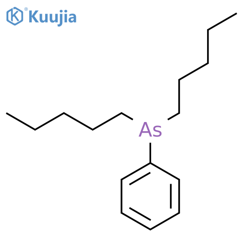 Arsine, dipentylphenyl- structure