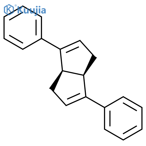 Pentalene, 1,3a,4,6a-tetrahydro-3,6-diphenyl-, cis-(±)- structure