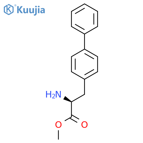 methyl (2S)-2-amino-3-(4-phenylphenyl)propanoate structure