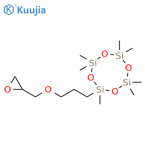 Cyclotetrasiloxane, heptamethyl[3-(oxiranylmethoxy)propyl]- structure