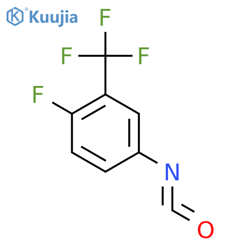 4-FLUORO-3-(TRIFLUOROMETHYL)PHENYL ISOCYANATE structure
