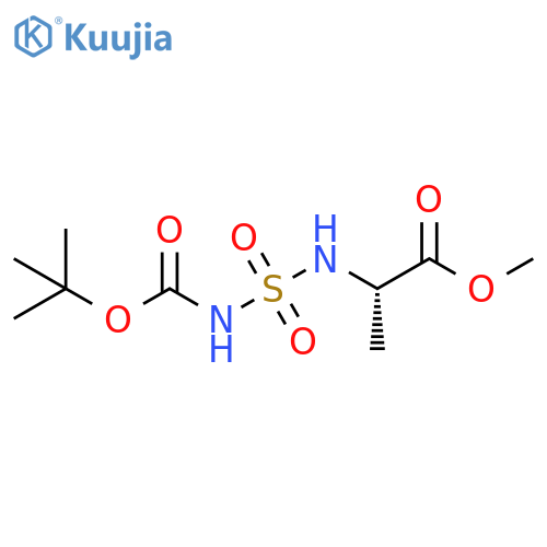 7-Oxa-4-thia-3,5-diazanonanoic acid,2,8,8-trimethyl-4,4-dioxido-6-oxo-, methyl ester, (S)- structure