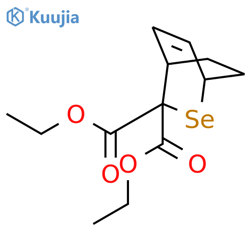 2-Selenabicyclo[2.2.2]oct-5-ene-3,3-dicarboxylic acid, diethyl ester structure