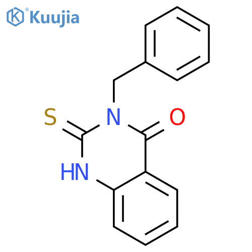 3-benzyl-2-sulfanylidene-1,2,3,4-tetrahydroquinazolin-4-one structure