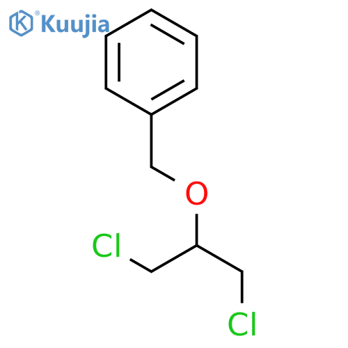 Benzene, [[2-chloro-1-(chloromethyl)ethoxy]methyl]- structure