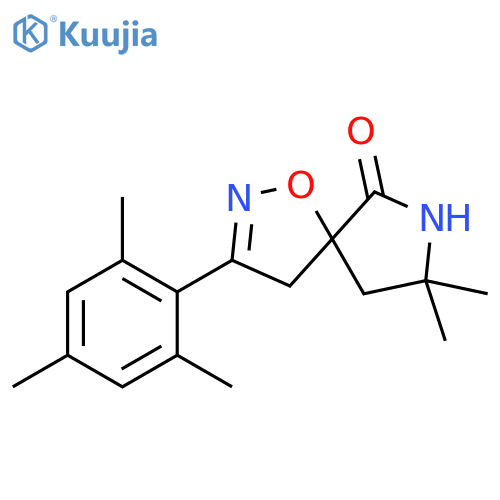 1-Oxa-2,7-diazaspiro[4.4]non-2-en-6-one,8,8-dimethyl-3-(2,4,6-trimethylphenyl)- structure