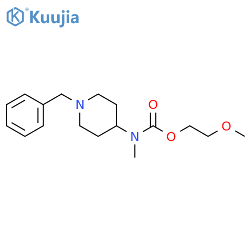Carbamic acid, methyl[1-(phenylmethyl)-4-piperidinyl]-, 2-methoxyethyl ester (9CI) structure