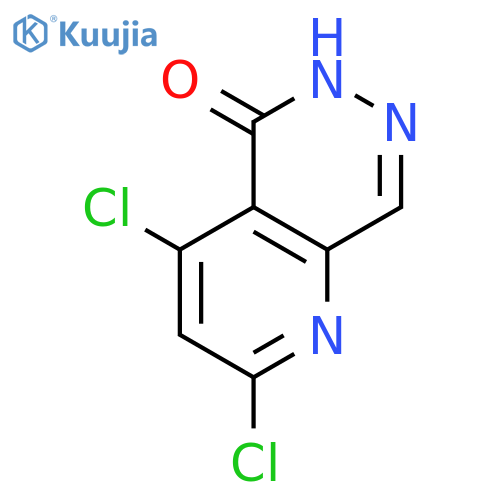 2,4-dichloro-Pyrido[2,3-d]pyridazin-5(6H)-one structure