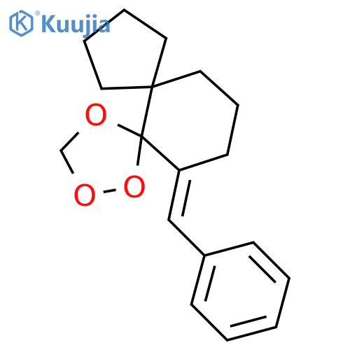 1,2,4-Trioxadispiro[4.0.4.4]tetradecane, 14-(phenylmethylene)-, (E)- structure