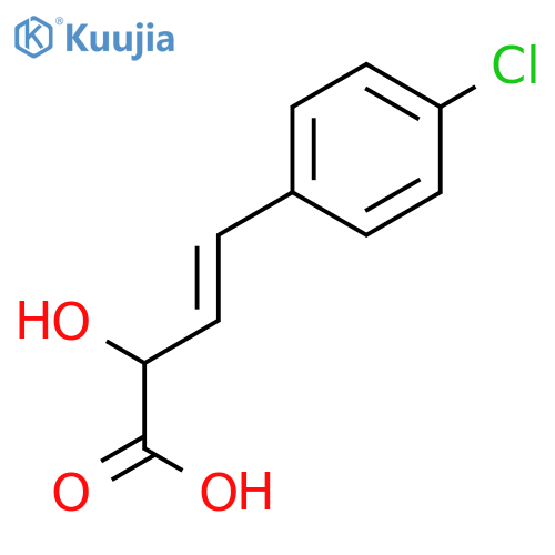 3-Butenoic acid, 4-(4-chlorophenyl)-2-hydroxy-, (±)- structure