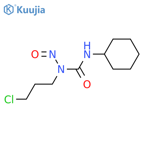 1-(3-chloropropyl)-3-cyclohexyl-1-nitrosourea structure