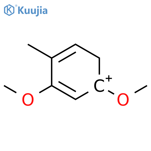 Cyclohexadienylium, 1,3-dimethoxy-4-methyl- structure