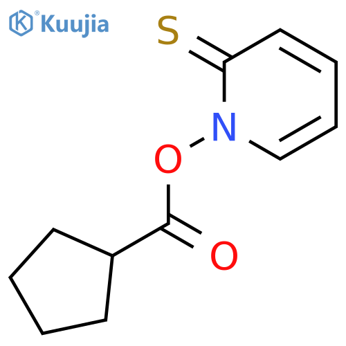 2(1H)-Pyridinethione, 1-[(cyclopentylcarbonyl)oxy]- structure