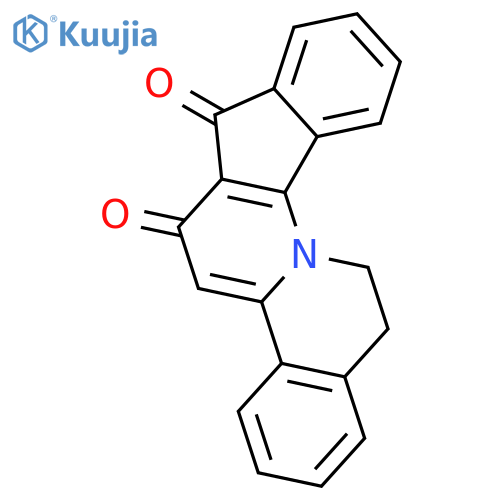Benz[a]indeno[1,2-f]quinolizine-6,7-dione, 13,14-dihydro- structure