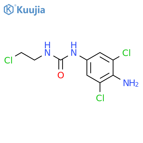 urea, 1-(4-amino-3,5-dichlorophenyl)-3-(2-chloroethyl)- structure