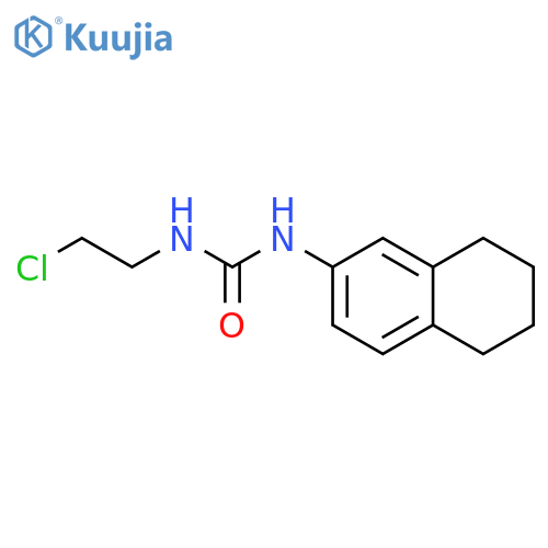 urea, 1-(2-chloroethyl)-3-(5,6,7,8-tetrahydro-2-naphthyl)- structure