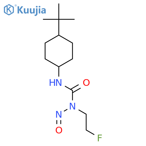 Urea,3-(4-tert-butylcyclohexyl)-1-(2-fluoroethyl)-1-nitroso-, trans- (8CI) structure