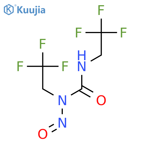 Urea,N-nitroso-N,N'-bis(2,2,2-trifluoroethyl)- structure