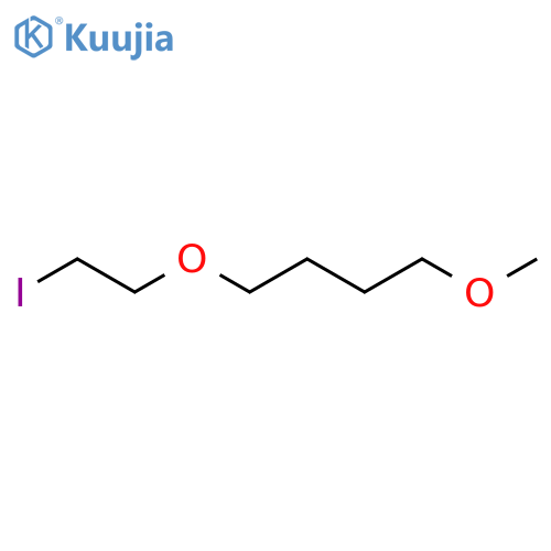 Butane, 1-(2-iodoethoxy)-4-methoxy- structure