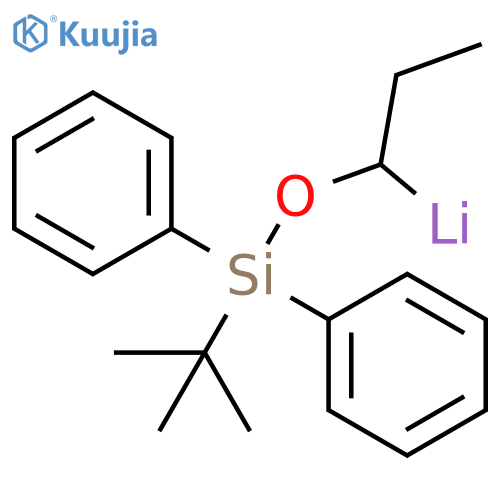 Lithium, [1-[[(1,1-dimethylethyl)diphenylsilyl]oxy]propyl]- structure