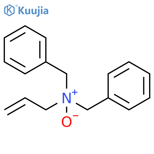 Benzenemethanamine, N-(phenylmethyl)-N-2-propenyl-, N-oxide structure