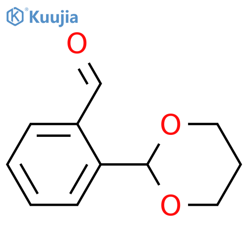 Benzaldehyde, 2-(1,3-dioxan-2-yl)- (9CI) structure