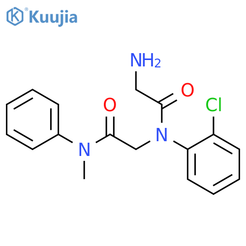 Glycinamide, glycyl-N2-(2-chlorophenyl)-N-methyl-N-phenyl- structure