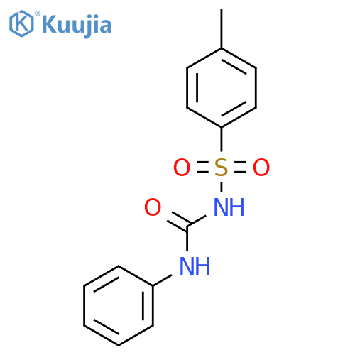 4-methyl-N-(phenylcarbamoyl)benzenesulfonamide structure