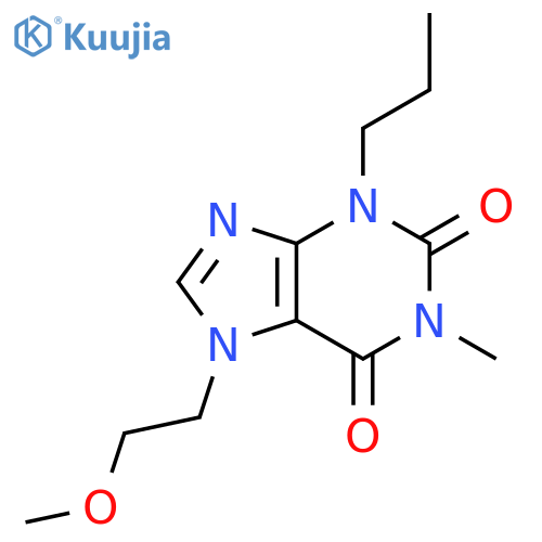 1H-Purine-2,6-dione, 3,7-dihydro-7-(2-methoxyethyl)-1-methyl-3-propyl- structure