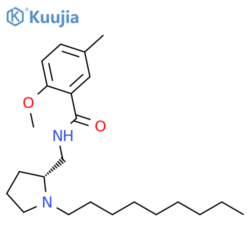 Benzamide, 2-methoxy-5-methyl-N-[(1-nonyl-2-pyrrolidinyl)methyl]-, (R)- (9CI) structure