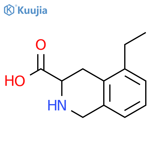 3-Isoquinolinecarboxylic acid, 5-ethyl-1,2,3,4-tetrahydro- structure
