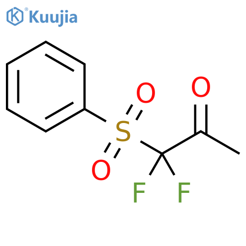 2-Propanone, 1,1-difluoro-1-(phenylsulfonyl)- structure