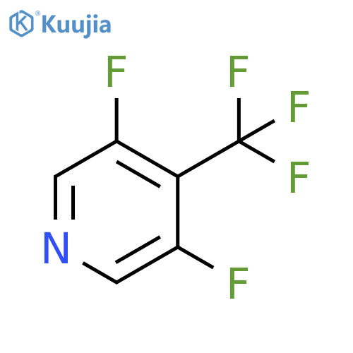 3,5-Difluoro-4-(trifluoromethyl)pyridine structure