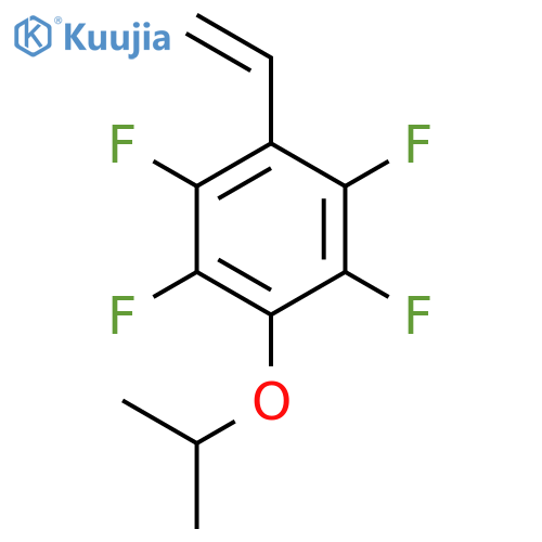 4-Isopropoxy-2,3,5,6-tetrafluorostyrene structure