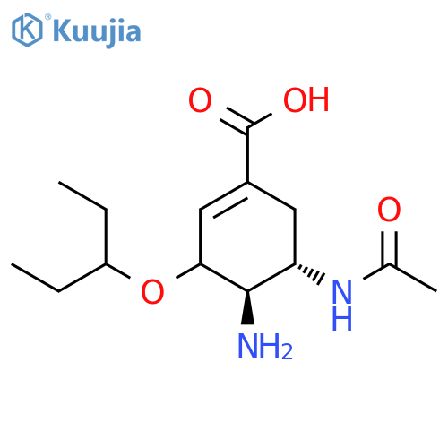 4-N-Desacetyl-5-N-acetyl Oseltamivir Acid structure