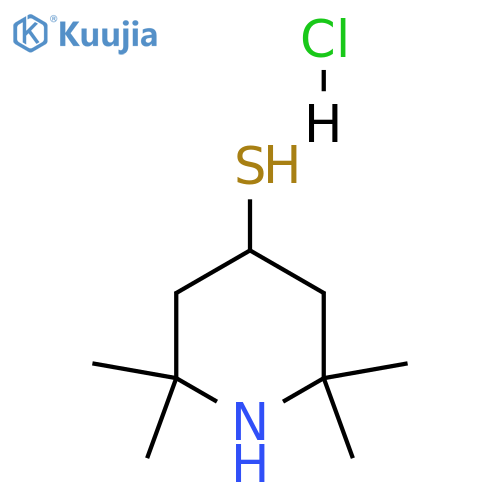2,2,6,6-Tetramethyl-4-piperidinethiol Hydrochloride structure