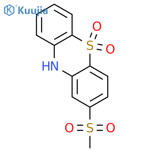 2-(Methylsulfonyl)phenothiazine 5,5-Dioxide structure