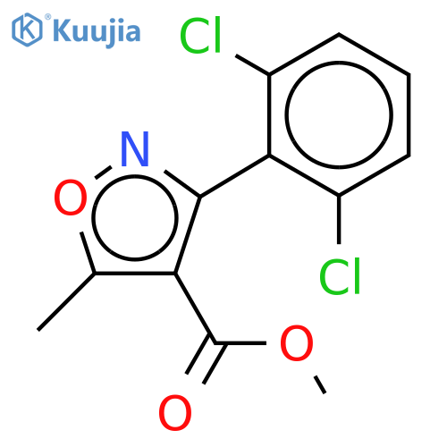 3-(2,6-Dichlorophenyl)-5-methyl-4-isoxazolylcarboxylic-13C4 Acid Methyl Ester structure