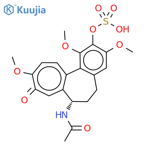 2-Demethyl Colchicine 2-O-Sulfate structure
