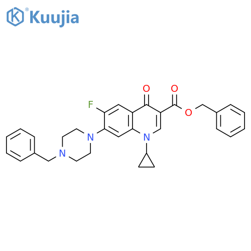 N-Benzyl Ciprofloxacin Benzyl Ester structure